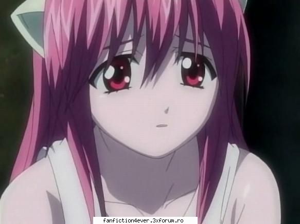 fic ficul e inspirat din serialul anime elfen lied... 

acea fata locuia prin apropiere de orashul